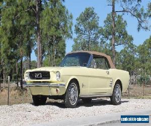1966 Ford Mustang Convertible With A/C