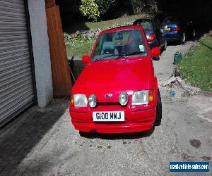 1990 FORD ESCORT XR3i IN RED