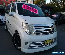 2004 Nissan Elgrand E50 White Automatic 4sp A Wagon for Sale