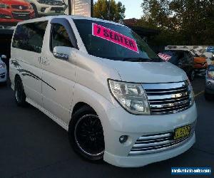 2004 Nissan Elgrand E50 White Automatic 4sp A Wagon