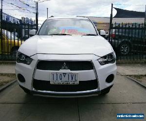 2012 Mitsubishi Outlander ZH MY12 LS (FWD) White Automatic 6sp A Wagon