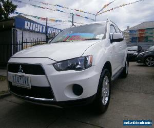 2012 Mitsubishi Outlander ZH MY12 LS (FWD) White Automatic 6sp A Wagon