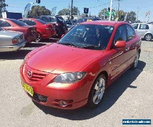 2005 Mazda 3 BK SP23 Red Manual 5sp M Sedan