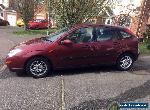 2001 FORD FOCUS 1.8 PETROL GHIA RED SPARES OR REPAIR MOT FAILURE for Sale