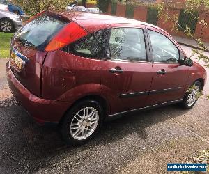 2001 FORD FOCUS 1.8 PETROL GHIA RED SPARES OR REPAIR MOT FAILURE