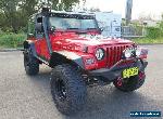 2000 Jeep Wrangler TJ Sport Red Manual 5sp M Hardtop for Sale