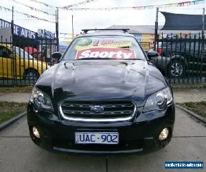 2006 Subaru Outback MY06 2.5I Black Manual 5sp M Wagon