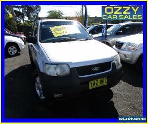 2002 Ford Escape BA XLS Silver Automatic 4sp A Wagon