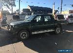 2001 Mitsubishi Triton MK GLX Green Manual 5sp M Dual Cab Utility for Sale