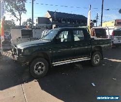 2001 Mitsubishi Triton MK GLX Green Manual 5sp M Dual Cab Utility for Sale