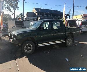 2001 Mitsubishi Triton MK GLX Green Manual 5sp M Dual Cab Utility