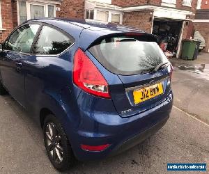 2009 ford fiesta 1.2 zetec 3 door hatchback blue metallic alloys 