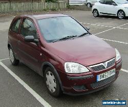 2004 VAUXHALL CORSA LIFE TWINPORT S-A RED for Sale