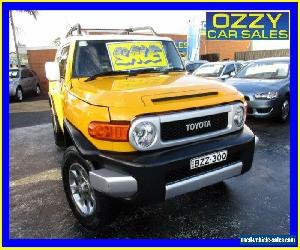 2011 Toyota FJ Cruiser GSJ15R Yellow Automatic 5sp A Wagon