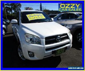 2009 Toyota RAV4 ACA33R 08 Upgrade Cruiser (4x4) White Automatic 4sp A Wagon