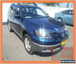 2003 Mitsubishi Outlander ZE XLS Blue Automatic 4sp A Wagon