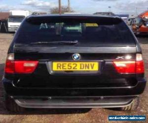 2002 BMW X5 D SPORT AUTO BLACK