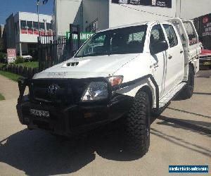 2008 Toyota Hilux KUN26R 08 Upgrade SR (4x4) White Manual 5sp M Dual C/Chas