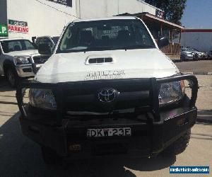 2008 Toyota Hilux KUN26R 08 Upgrade SR (4x4) White Manual 5sp M Dual C/Chas