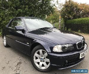 2002 BMW 320CI CONVERTIBLE STATRTS AND DRIVES SPARES OR REPAIR 