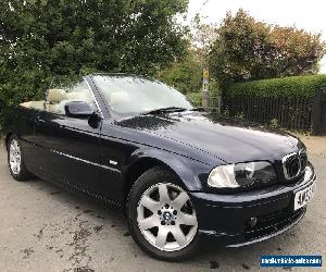 2002 BMW 320CI CONVERTIBLE STATRTS AND DRIVES SPARES OR REPAIR 