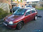 1998 VAUXHALL CORSA GLS 1.4I AUTO RED. 64K MILES. 1 YR MOT for Sale