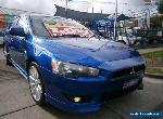 2007 Mitsubishi Lancer CH MY07 VR-X Rally Blue Manual 5sp M Sedan for Sale