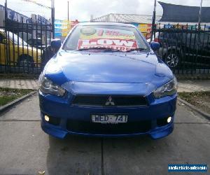 2007 Mitsubishi Lancer CH MY07 VR-X Rally Blue Manual 5sp M Sedan