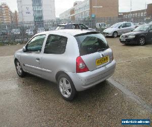 2005 RENAULT CLIO EXTREME 16V SILVER spares or repairs