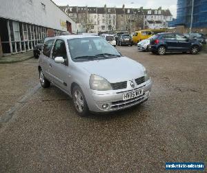 2005 RENAULT CLIO EXTREME 16V SILVER spares or repairs