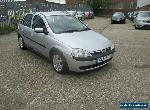 2001 VAUXHALL CORSA SXI 16V SILVER SPARES  OR REPAIRS  for Sale