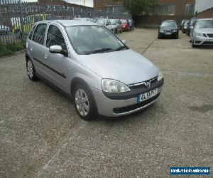 2001 VAUXHALL CORSA SXI 16V SILVER SPARES  OR REPAIRS 