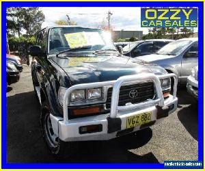 1996 Toyota Landcruiser GXL (4x4) Green Manual 5sp M Wagon