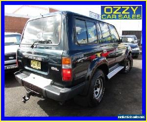 1996 Toyota Landcruiser GXL (4x4) Green Manual 5sp M Wagon