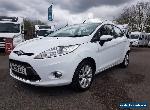 2009 FORD FIESTA ZETEC 82 WHITE 1.2 Petrol 5dr  for Sale