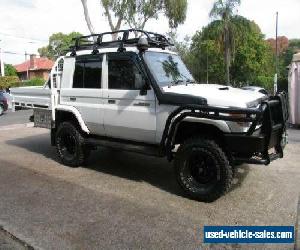 2011 Toyota Landcruiser VDJ79R MY12 Update Workmate (4x4) White Manual 5sp M