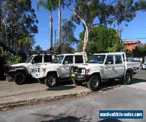 2011 Toyota Landcruiser VDJ79R MY12 Update Workmate (4x4) White Manual 5sp M