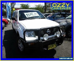 2007 Nissan Navara D40 RX (4x4) White Manual 6sp M Dual Cab Pick-up