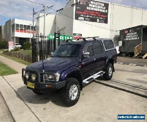 2000 Toyota Hilux RZN169R (4x4) Blue Manual 5sp M Dual Cab Pick-up