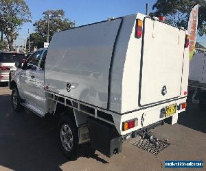 2012 Toyota Hilux KUN26R MY12 SR (4x4) White Manual 5sp M