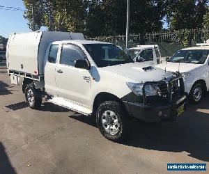 2012 Toyota Hilux KUN26R MY12 SR (4x4) White Manual 5sp M