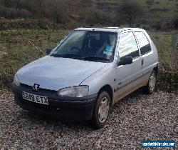 1998 PEUGEOT 106 XN ZEST 2 SILVER  - Runs but no tax or mot only 120,000 miles for Sale