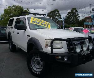 2007 Ford Ranger PJ XL (4x4) White Manual 5sp M