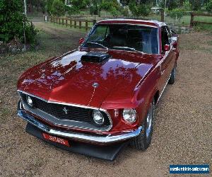 1969 Ford Mustang R Code Cobra Jet Red Candy Metallic Automatic 3sp A Fastback