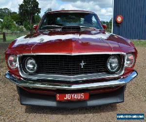 1969 Ford Mustang R Code Cobra Jet Red Candy Metallic Automatic 3sp A Fastback