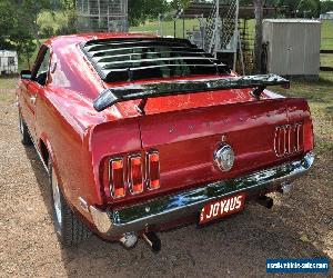 1969 Ford Mustang R Code Cobra Jet Red Candy Metallic Automatic 3sp A Fastback