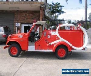 1979 Toyota Landcruiser Fire Truck Deluxe (4x4) Red Manual 4sp M Wagon