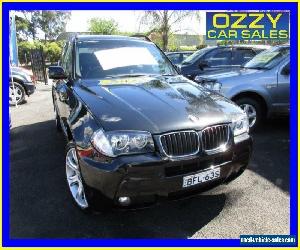 2008 BMW X3 E83 MY07 xDrive 20D Lifestyle Black Automatic 6sp A Wagon