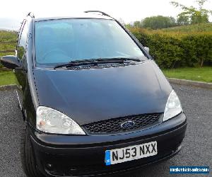 2003 FORD GALAXY ZETEC 1.9TDI AUTO BLACK, AUTOMATIC 115 7 SEATS