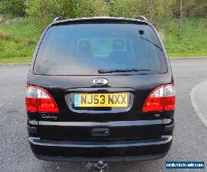 2003 FORD GALAXY ZETEC 1.9TDI AUTO BLACK, AUTOMATIC 115 7 SEATS